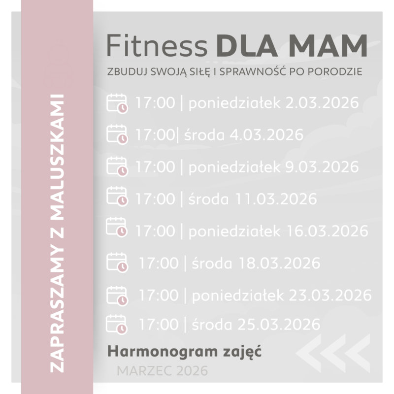 Fitness dla mam MARZEC