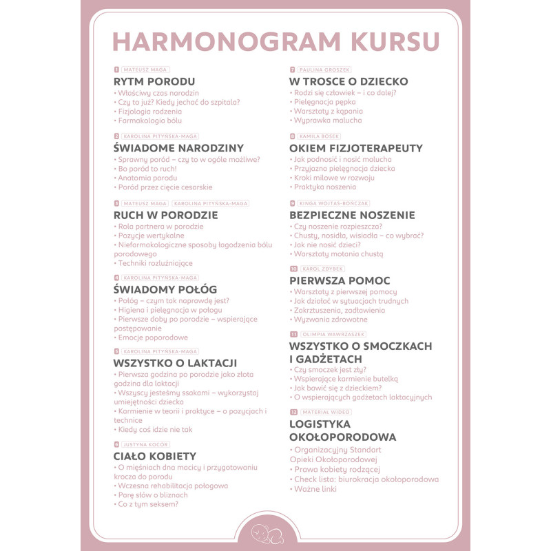 Kurs w poniedziałki i środy od 8.04.2026 19:00